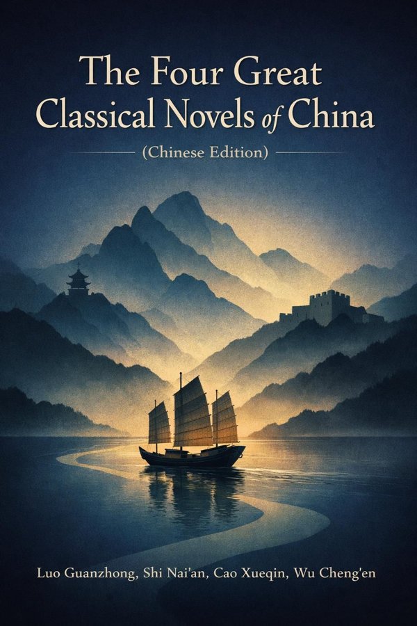 The Four Great Classical Novels of China (Chinese Edition) book cover