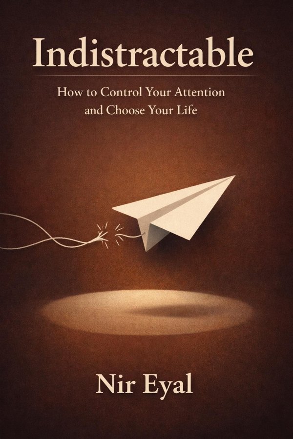 Indistractable: How to Control Your Attention and Choose Your Life book cover